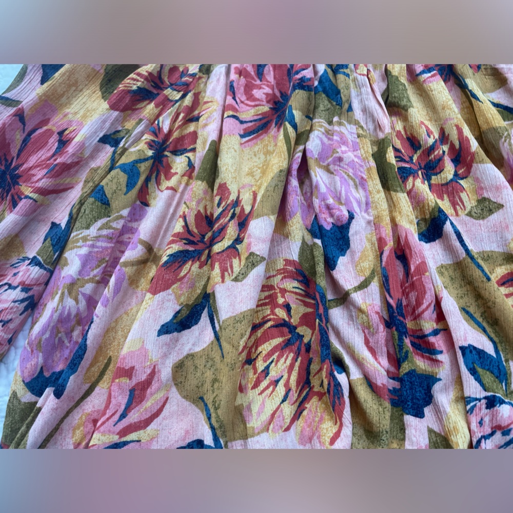 Terra & Sky Off the Shoulder Floral Blouse Women’s Size 1X (16W - 18W) - Picture 11 of 13